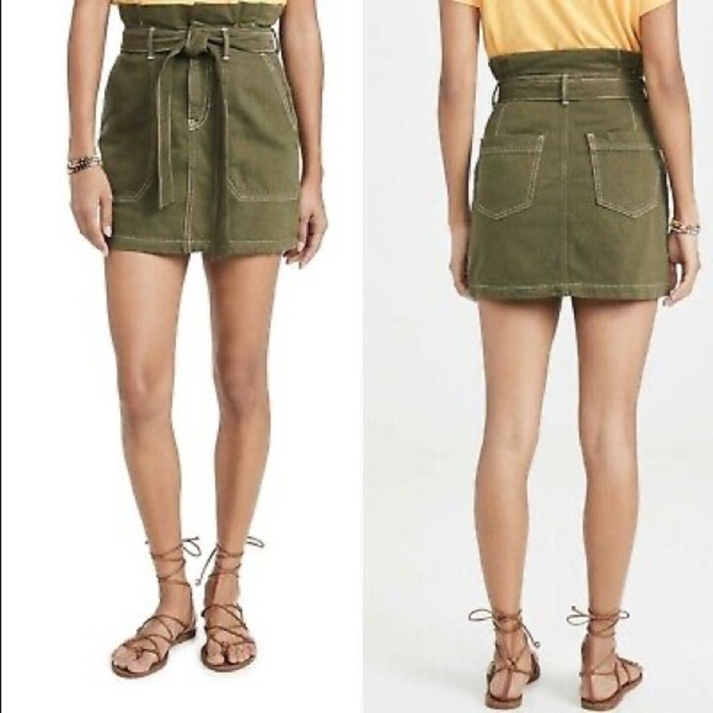 Splendor In The Grass Skirt in Army